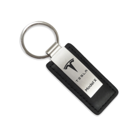 Porte-clés similicuir mat cuir autour - Collection Classique