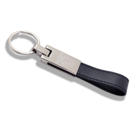 Porte-clés long similicuir brillant - Collection Classique